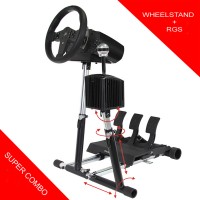 Wheel Stand Pro Fanatec CSL Elite + RGS-F + GTS for CSL Elite LC pedals